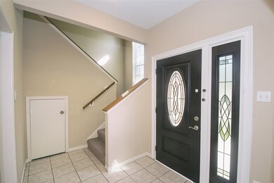 A view looking back at the entry.