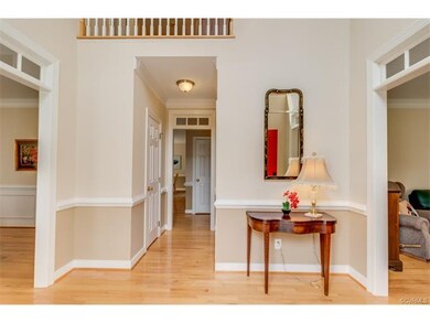 Large, two-story entrance foyer.