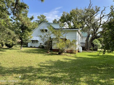 Far side of house