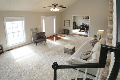 Bright and cheerful living area.