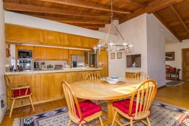 Dining area and the kitchen