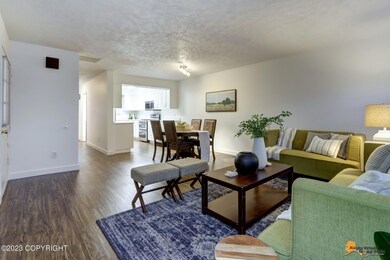 Open dining area . . .