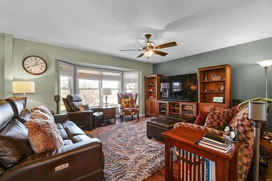 4 bay window brings in tons of natural light in th