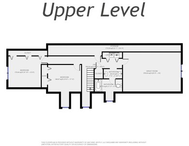 Upper Level Floor Plan