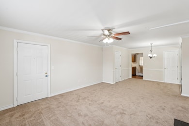 This shot shows entry door to Living from entry hall into main building..