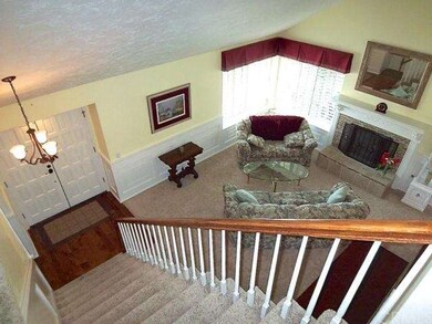 View of contemporary living room w/wainscoting fro