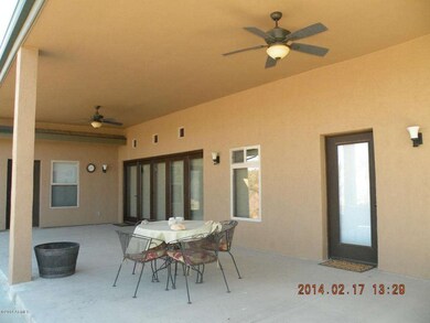 Large covered patio