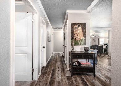 Entry through the front door leading to bed rooms.