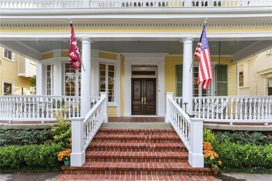 Inviting front porch