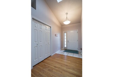 Foyer with Hardwood Floors