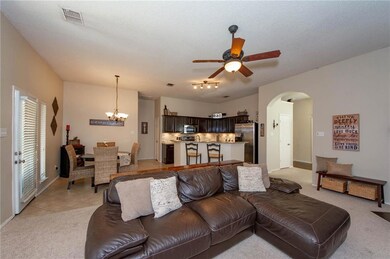 Open Concept Living with Kitchen Open to Living Ro