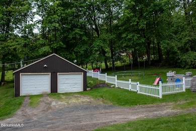 Garage and yard