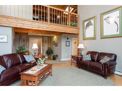 Living Room. Office above with water...