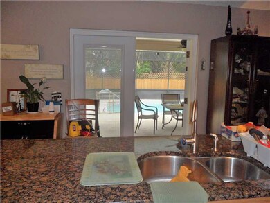 Kitchen. This is the view from the sink.  Keeping