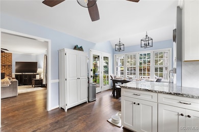 Another View of Kitchen open to Great Room