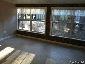 family room/new tile floors