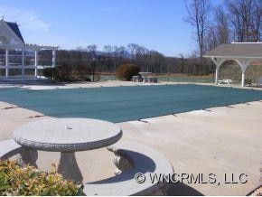 Pool and tennis courts