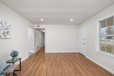 Another view of the living room shows off the larg