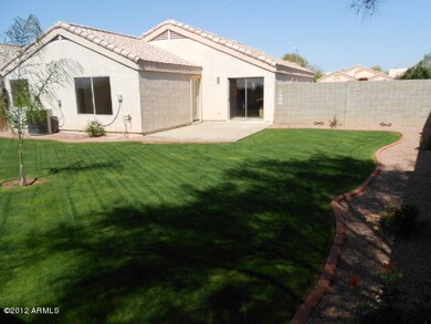 Spacious back yard