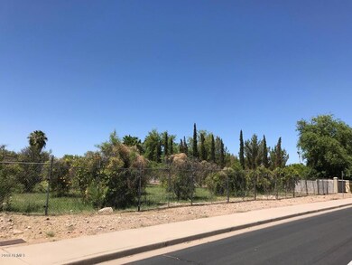 Along front length of lot