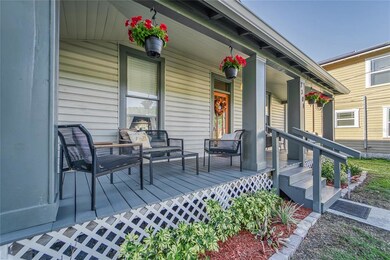 Large front porch.