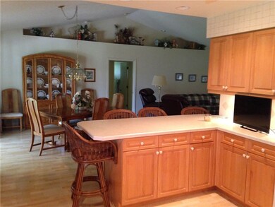 From the Kitchen looking towards the dining/living