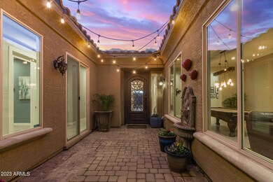 front courtyard