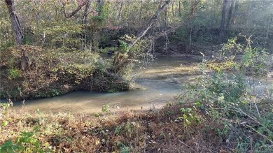 The two creeks converging