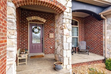 Cozy covered porch- great place to watch the sun s
