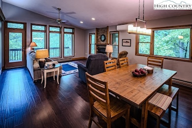   Straight from foyer to den and dining.