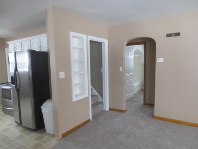 Steps to 2nd floor