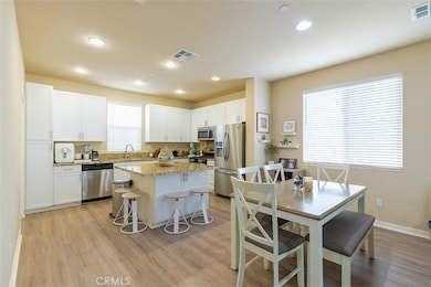 Kitchen and dining area