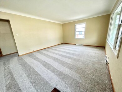 Living room, new carpet