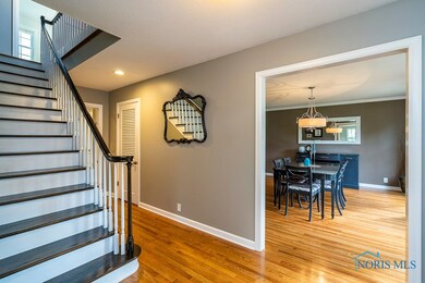Entryway looking into Dining Room