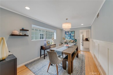 Dining room view toward kitchen