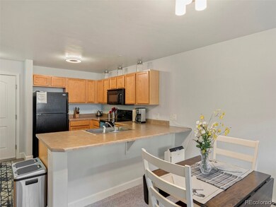 Nice kitchen with plenty of cabinets.