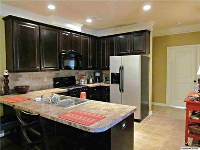 5 burner gas stove, plenty of counter space and cabinets