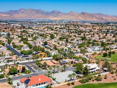 Aerial view of surrounding residential area and Re