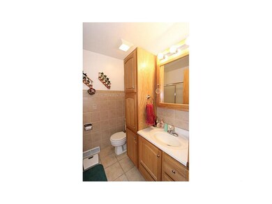 Bathroom. Remodeled main bath with tile