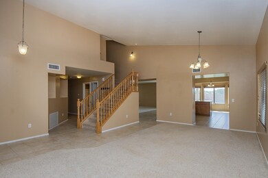 Living room and dining area open concept