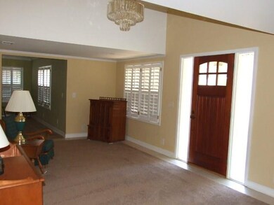 Entry Foyer with cathedral ceiling