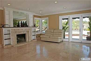 Spacious family room with custom fireplace, Traver