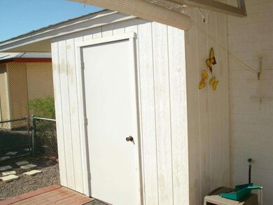 Attached Storage at Back Yard