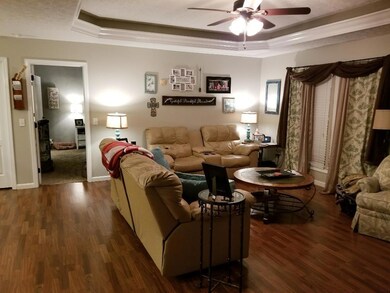 trey ceiling with trim