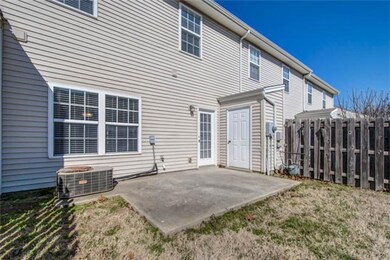 Nice patio and back yard area. Conveniently located just steps from the community pool. 