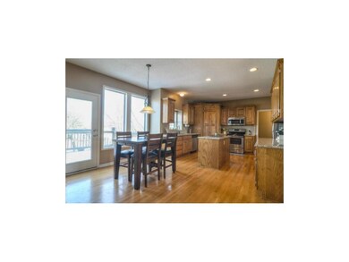 Spacious kitchen w/center island and separate brea
