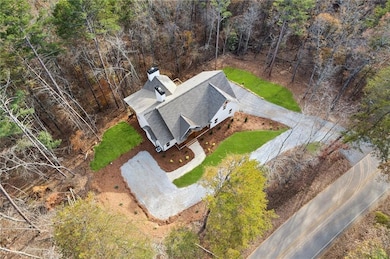Aerial view of property and surrounding area