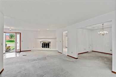 Great painted fireplace