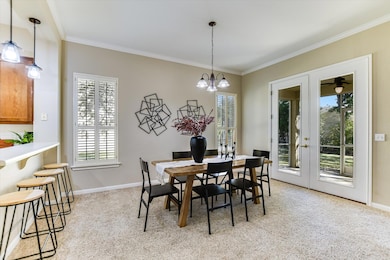 Dining space featuring healthy amount of natural 