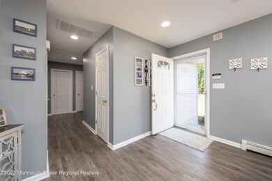 Foyer with coat closet